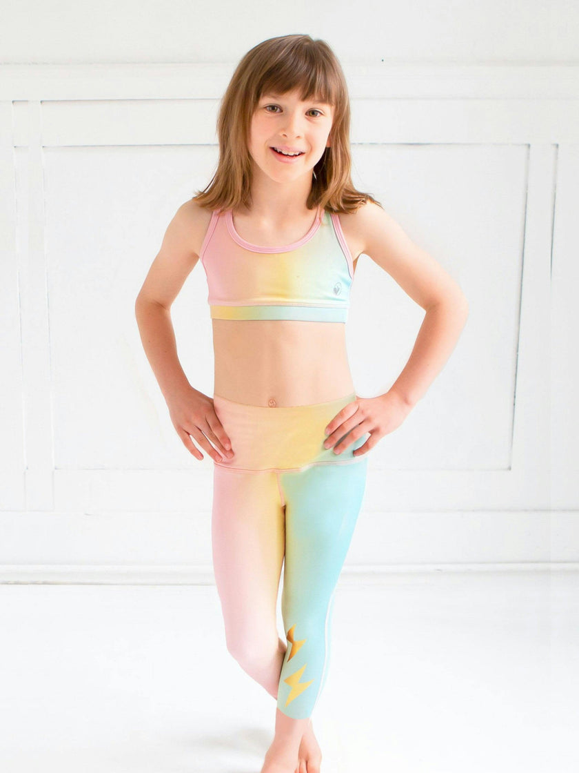 Fenna Pastel Activewear Capri Leggings