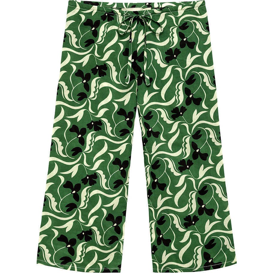 Mini Drawstring Wide Leg Pant