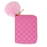Checker Canvas Full Zip 2-Fold Wallet