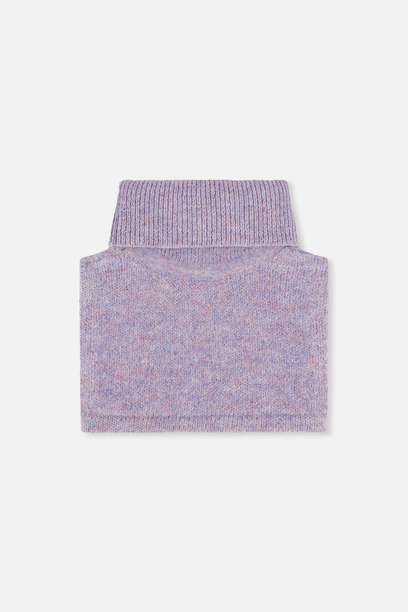 Baby Knit Turtle Neckwarmer Lavender
