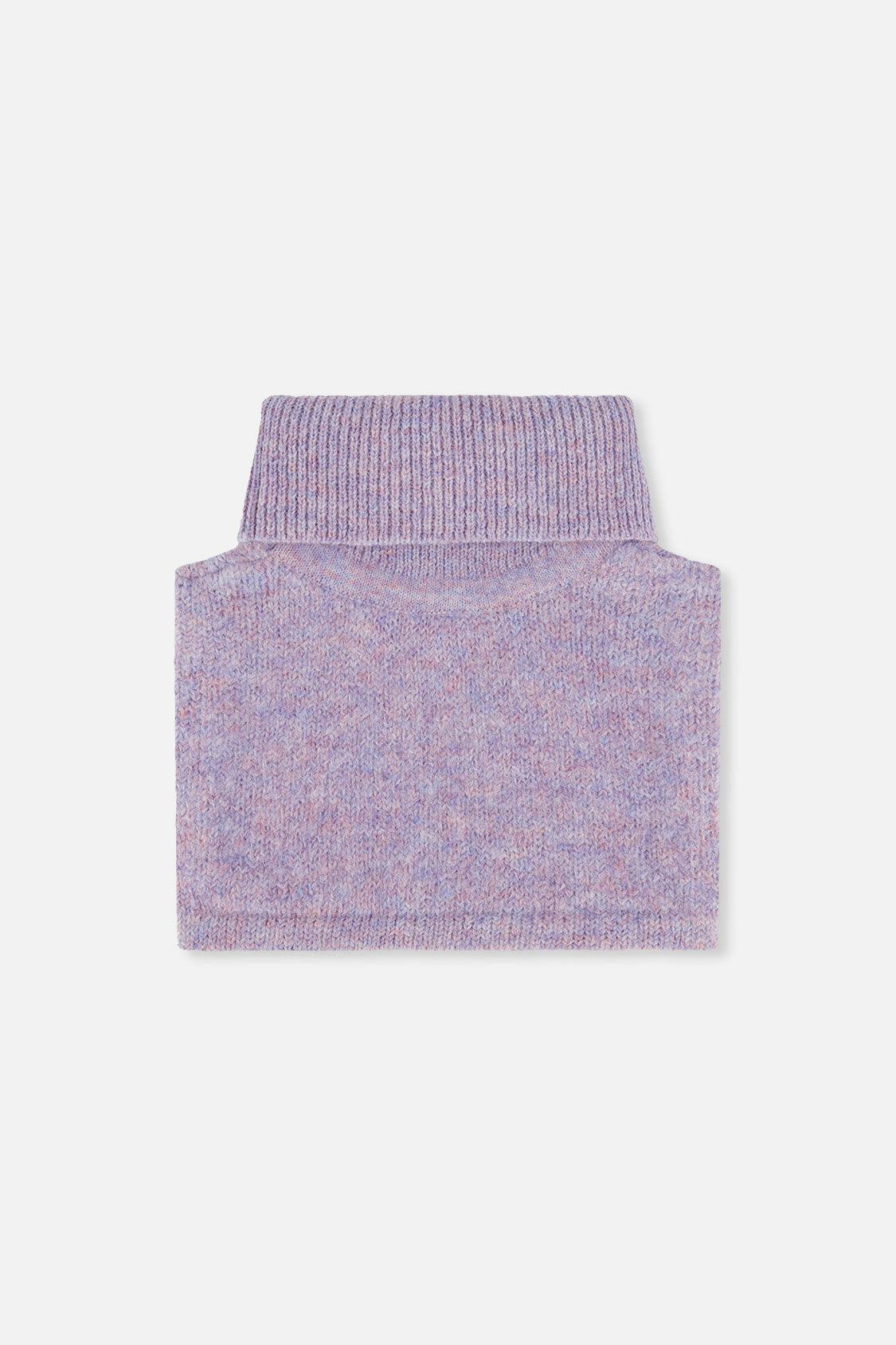 Baby Knit Turtle Neckwarmer Lavender