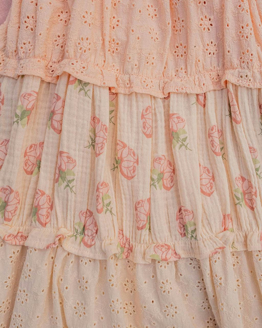 Amber Dress in Pink Rose