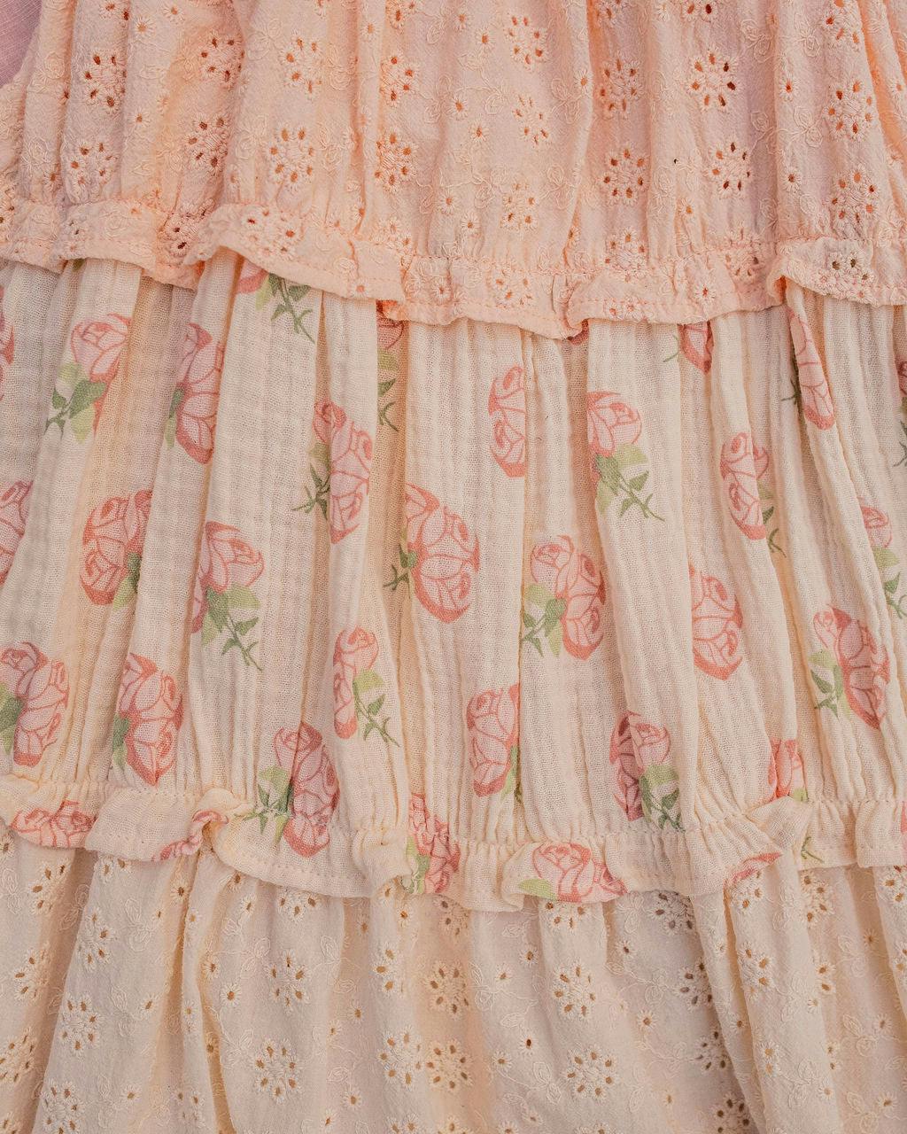 Amber Dress in Pink Rose