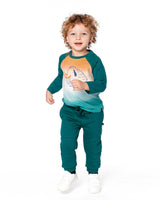 Fleece Sweatpants with Articulated Knees