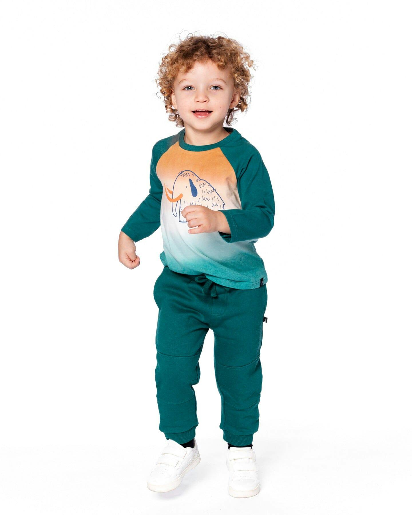 Fleece Sweatpants with Articulated Knees
