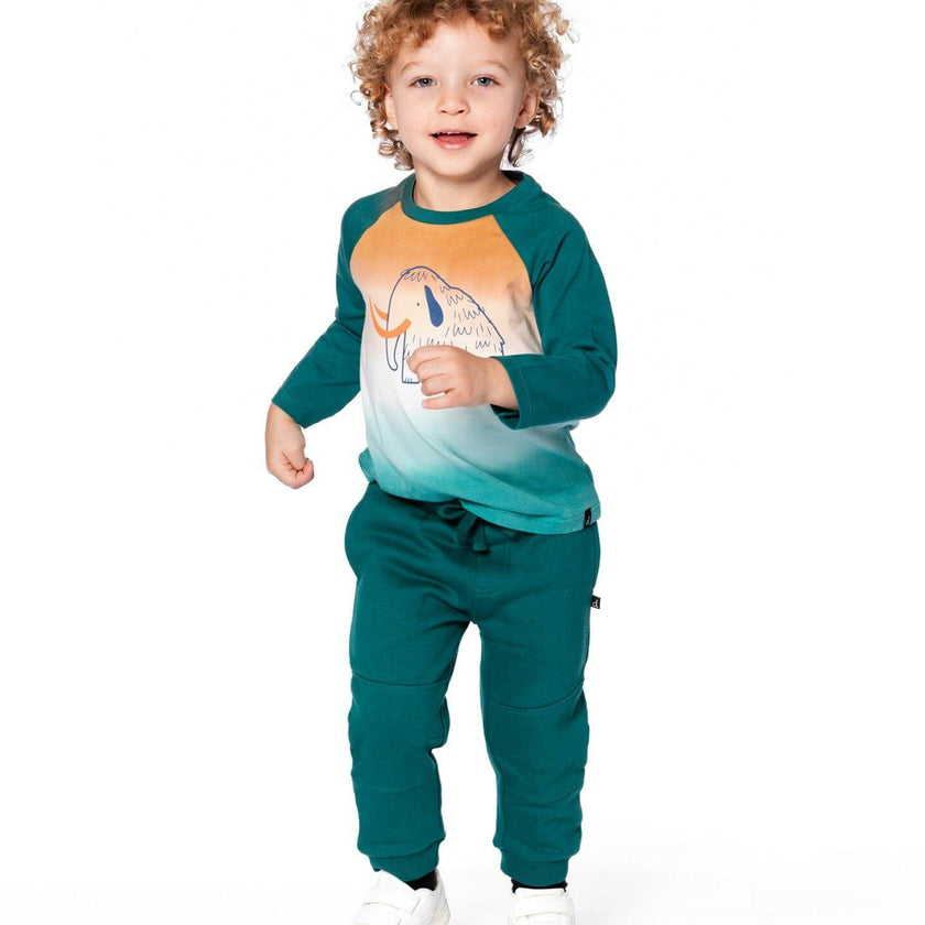 Fleece Sweatpants with Articulated Knees