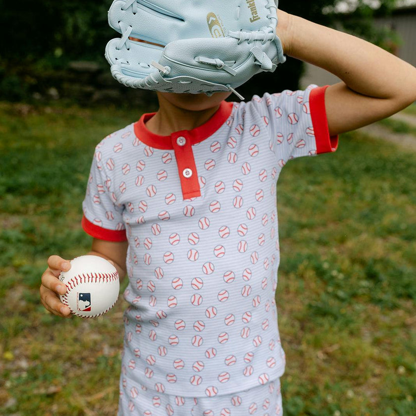 Frankie PJ Set - Home Run Print