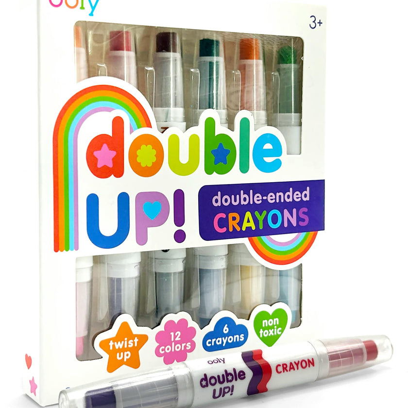 Double Up! Double-Ended Crayons - Set of 6