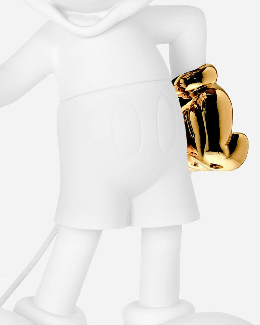 Mickey Mouse WELCOME White & Gold 24in
