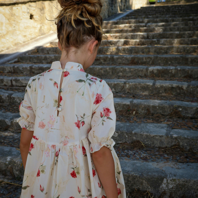 Madeleine Dress- Rose Garden Toile