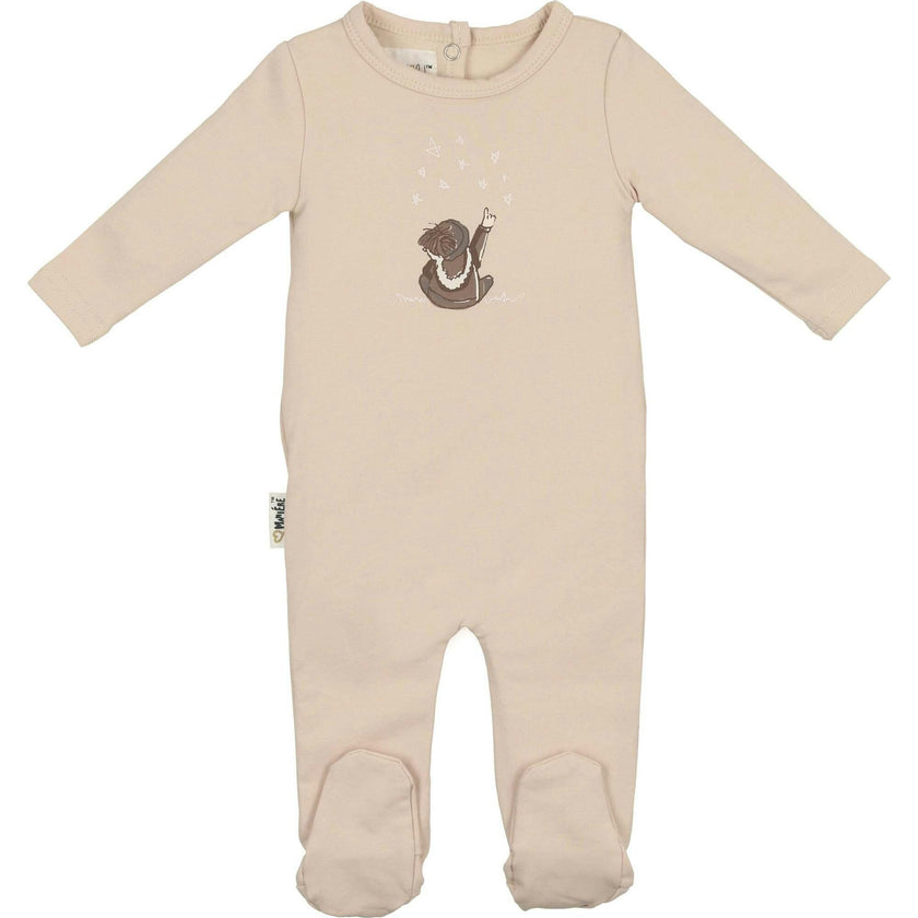 Star Gazer Round Neck Long Sleeve Footie