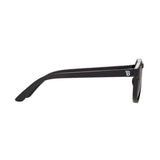 Polarized Keyhole Sunglasses: Jet Black