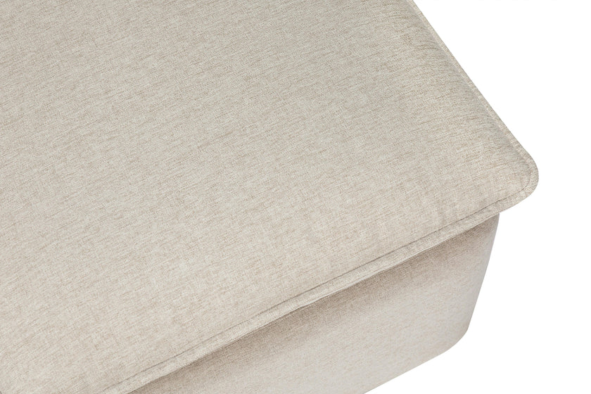 Babyletto Cali Storage Ottoman in Eco-Performance Fabric with USB port | Water Repellent & Stain Resistant