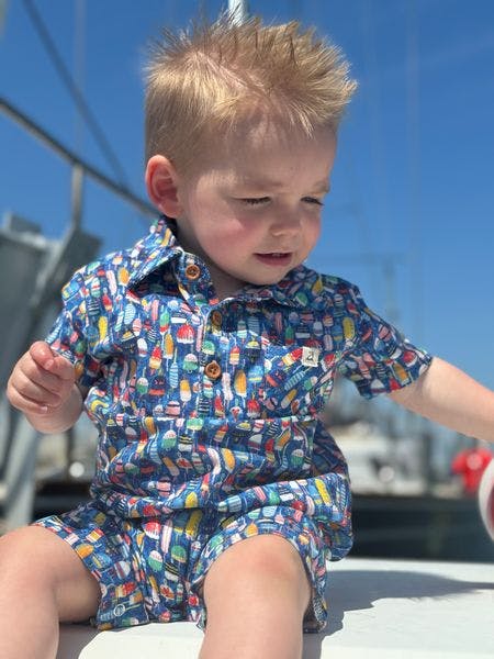 MOLOKAI Multi Buoys Printed Romper