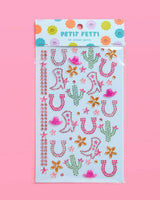 Western Cowgirl Gem Set - 44 adhesive face gems
