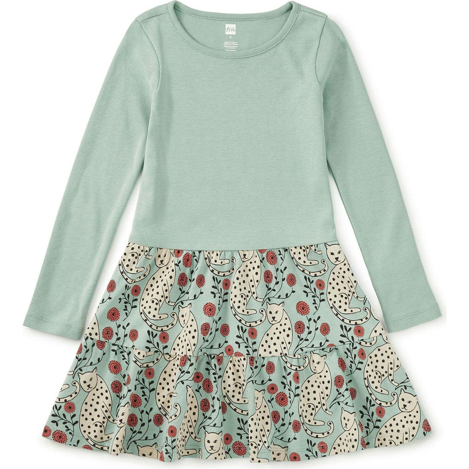 Tiered Skirted Twirl Dress, Multi