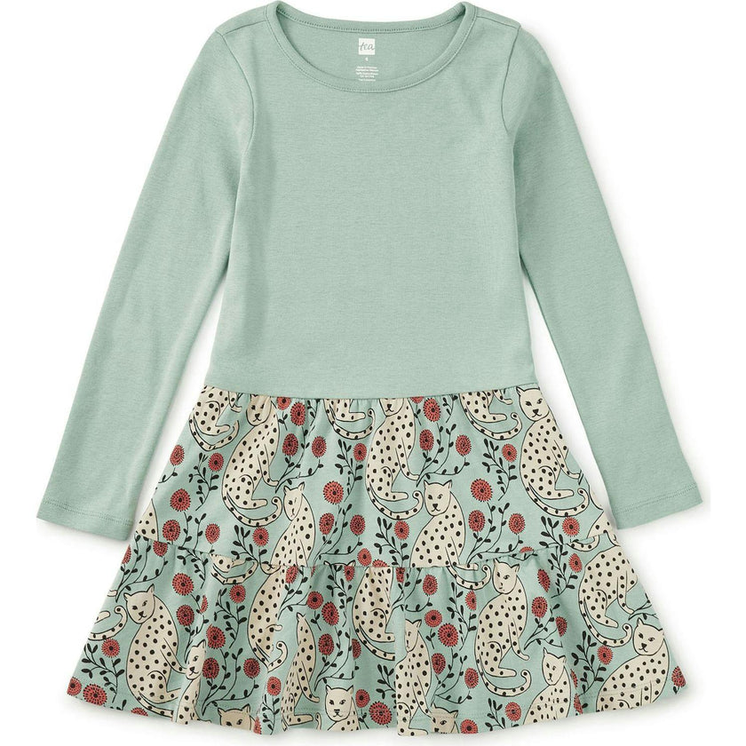 Tiered Skirted Twirl Dress, Multi