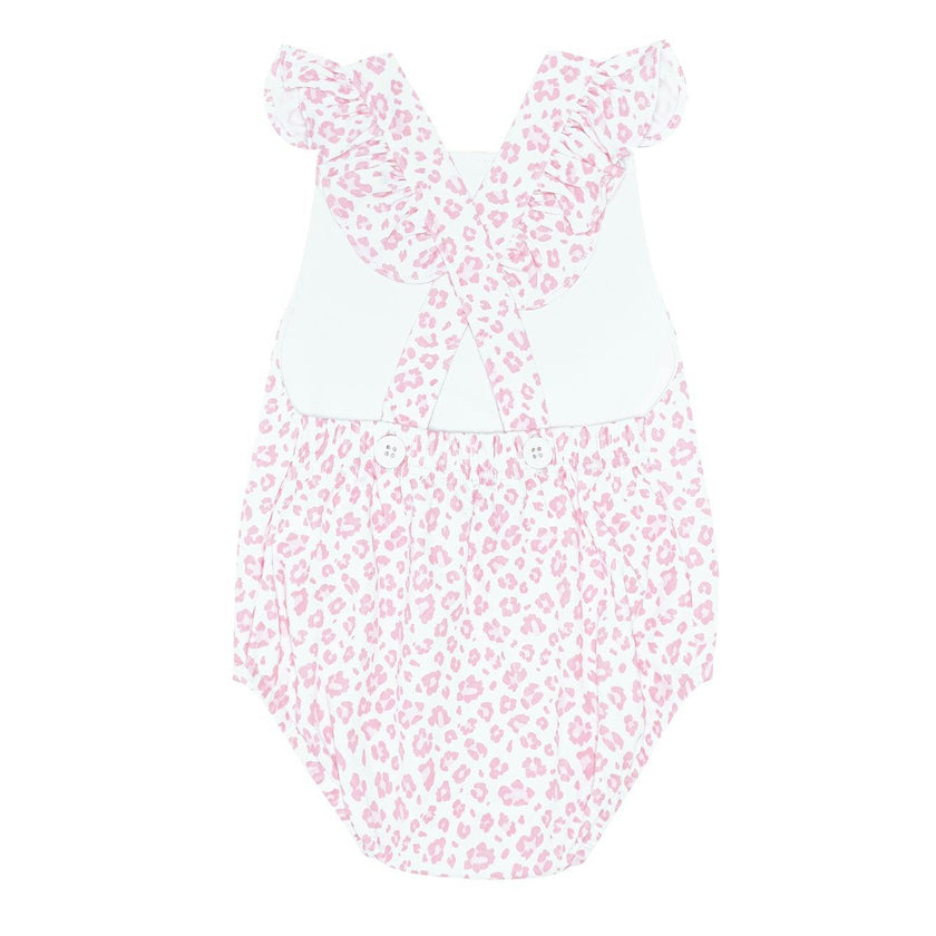 Pink Cheetah Print Ruffle Bubble