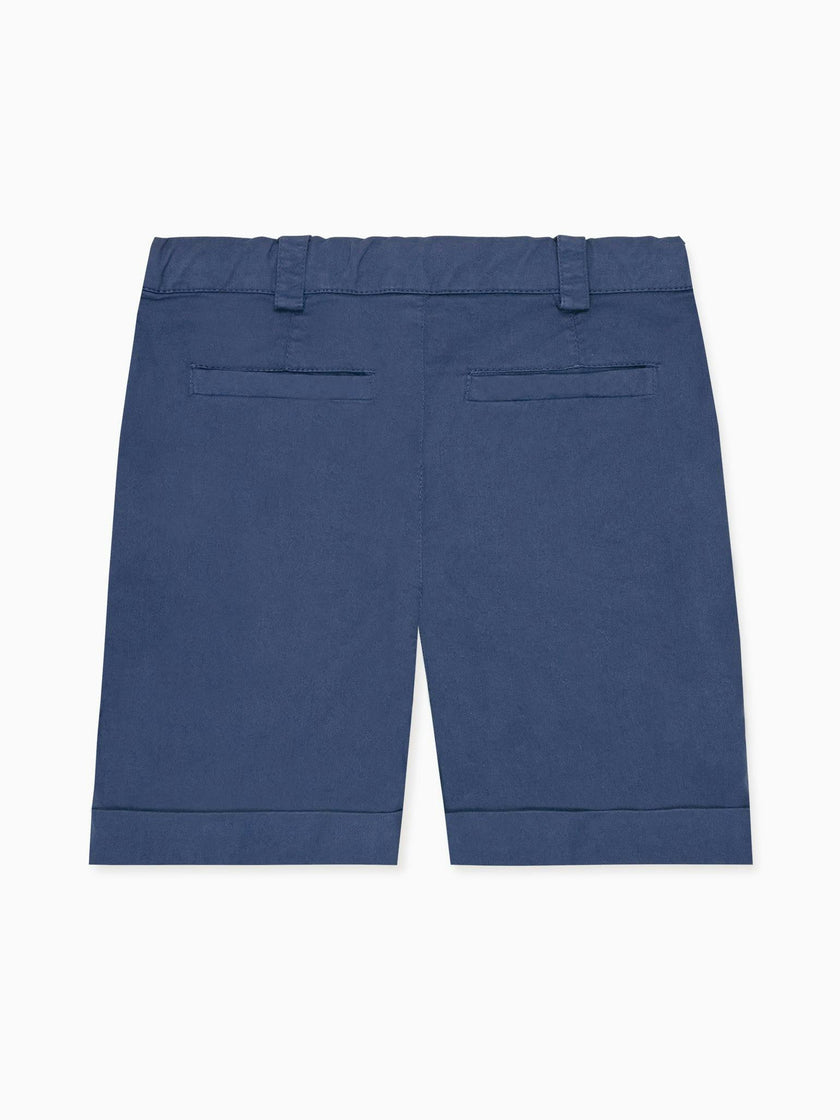 Navy Figaro Boy Chino Shorts