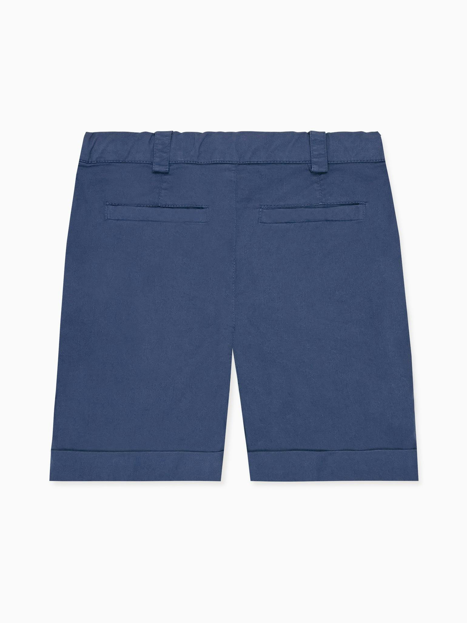 Navy Figaro Boy Chino Shorts