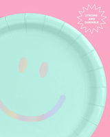 Smiley Plates - 24 paper plates