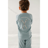 Boy's Raglan Sweatshirt Patches
