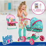 Baby Alive: Travel N' Feed Set - 7pcs - Green