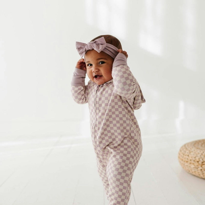 Baby Girl Terry Zip Romper