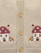 Toadstool Cardigan Oatmeal Melange