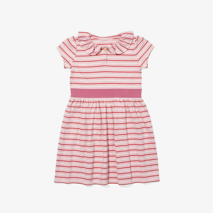 Allegra Dress, Petal Mini Stripe
