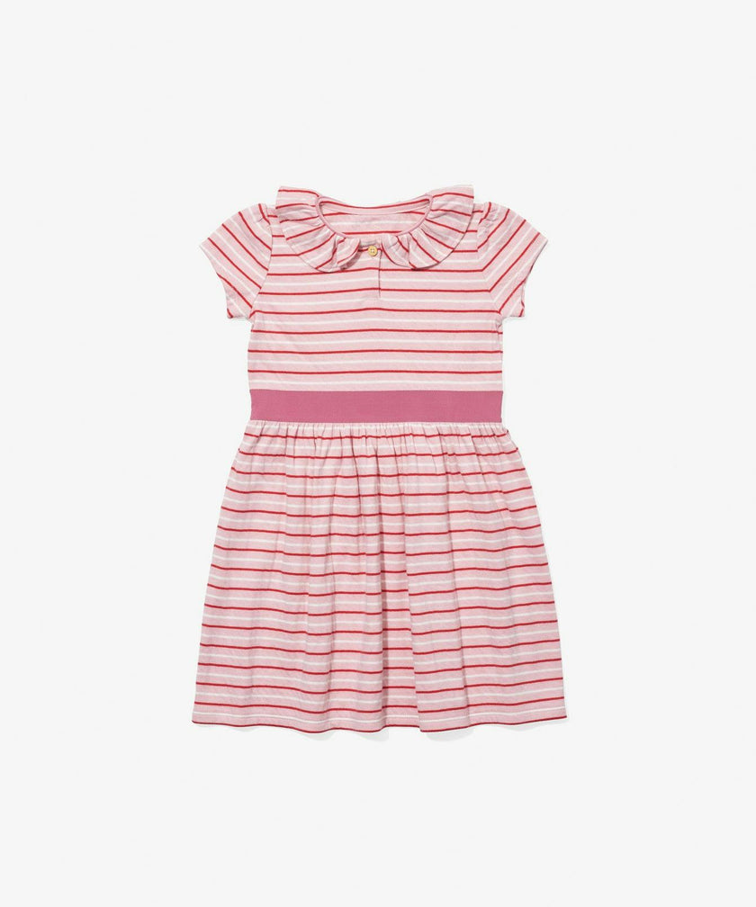 Allegra Dress, Petal Mini Stripe