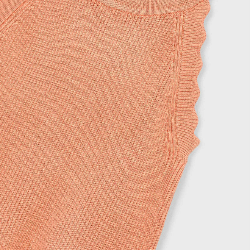 Peach Halter Neck Top