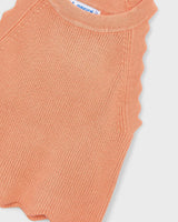 Peach Halter Neck Top