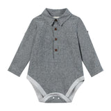 JASPER Navy Chambray Woven Onesie