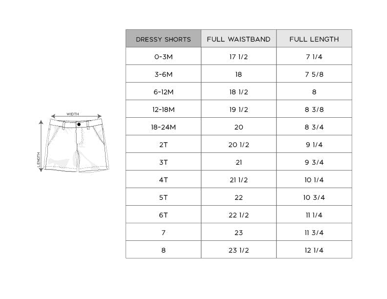 Boy's Dressy Shorts Sunset