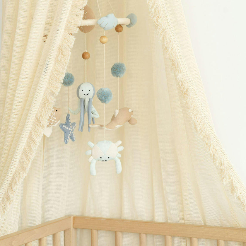 Kendi Macrame Boho Bed Canopy