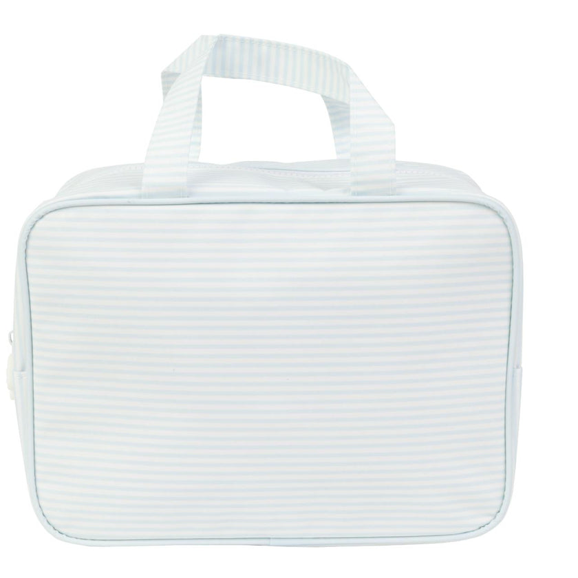 The Take It Tote in Light Blue Stripe