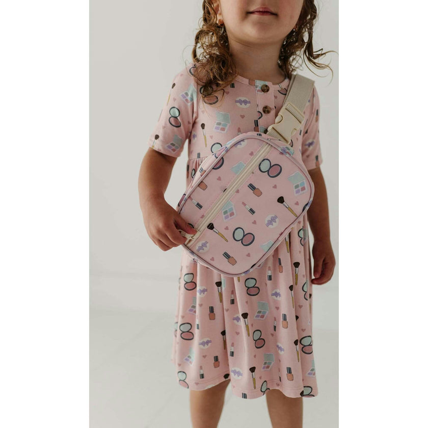 Short Sleeve Henley Dress