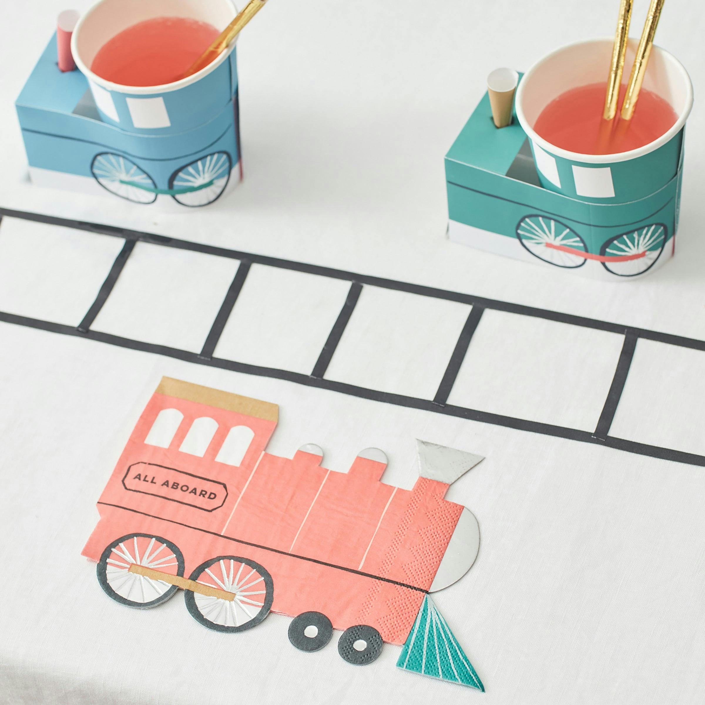Train Napkins