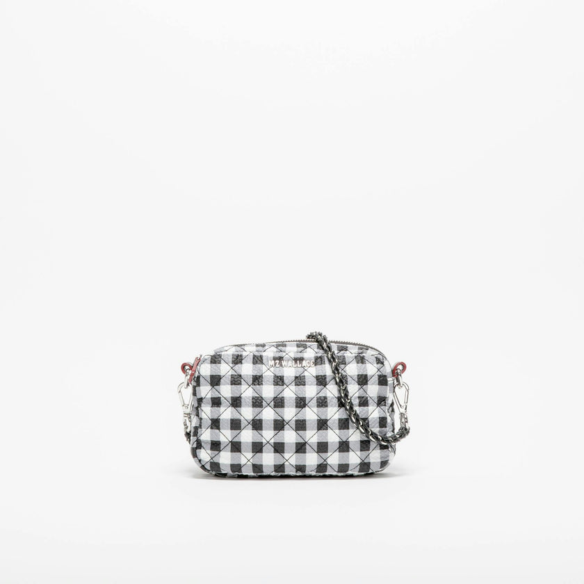 Black/White Gingham Mini Crosby
