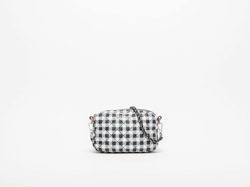 Black/White Gingham Mini Crosby