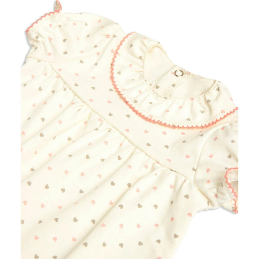 Sweetheart dress with ruffle bottom