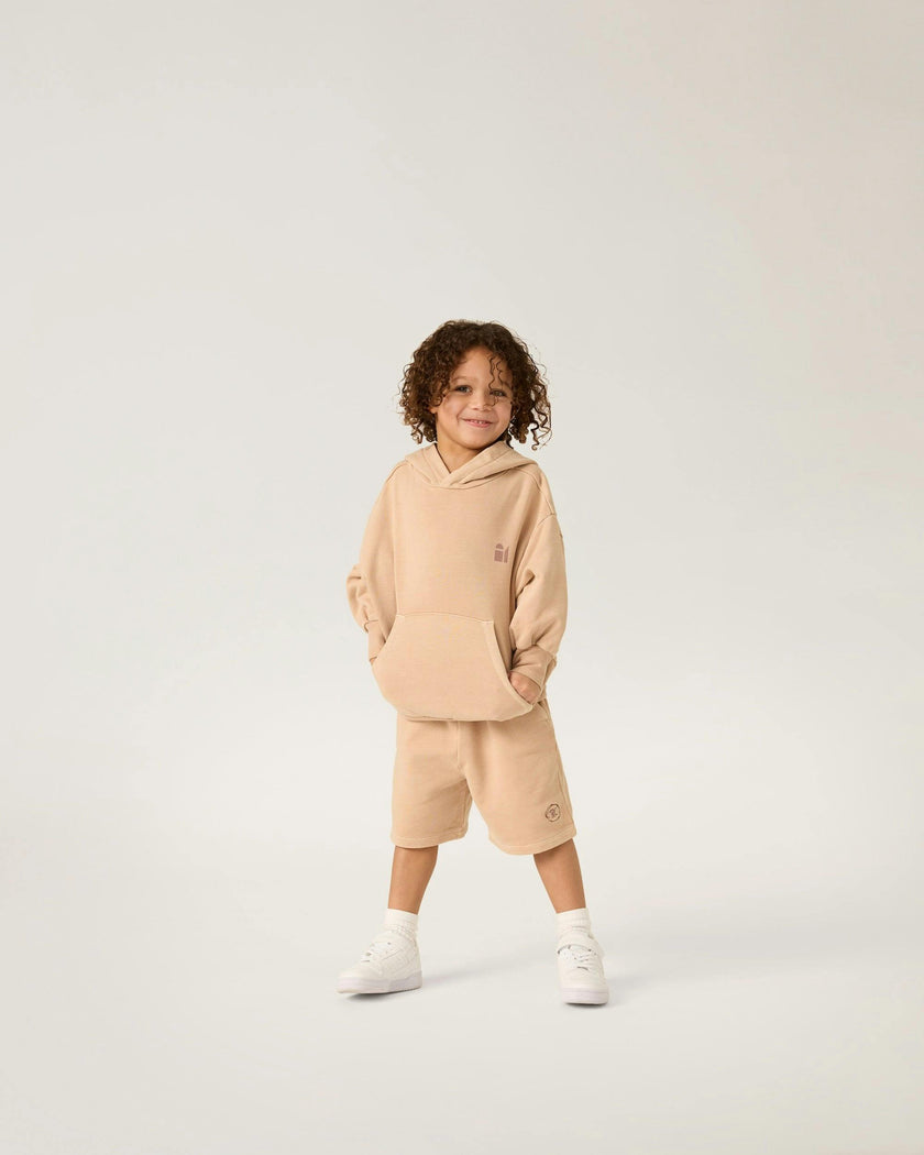 Natural Dye Everyday Shorts in Latte
