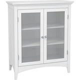 Madison Wooden Floor Cabinet with 2 Glass Doors