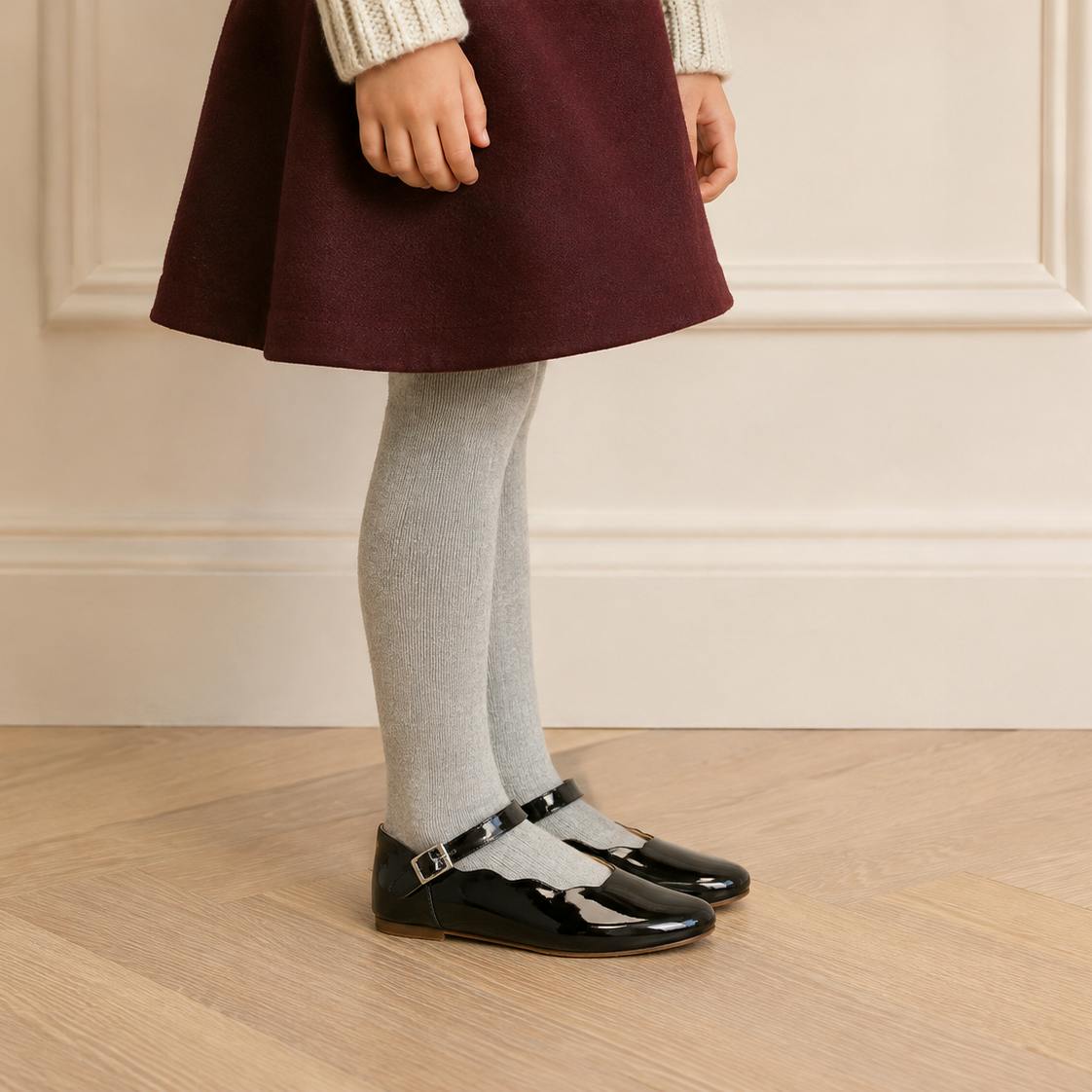 Ondina Ballet Flat | Black Patent Leather