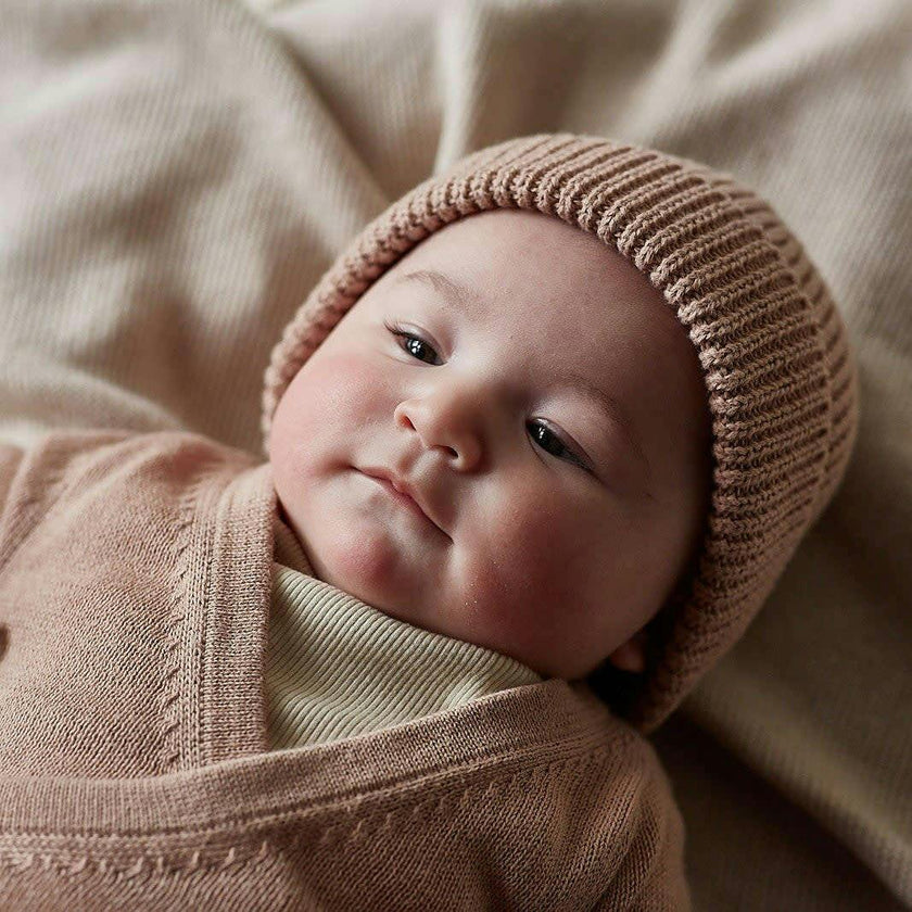 Ribbed Pima Cotton Beanie