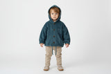 Theo Corduroy Hood Jacket - Teal
