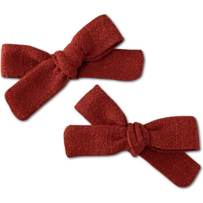 Skinny Ribbon Pigtail Bows