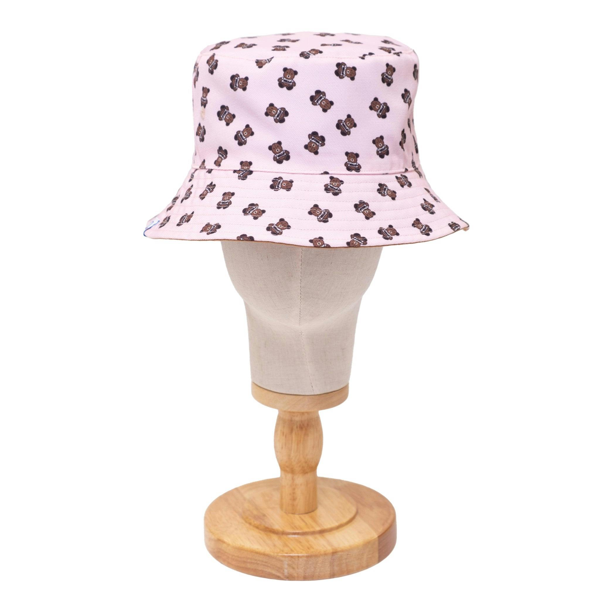 Reversible Bucket Hat – Pals in Print Collection: Teddy Bears