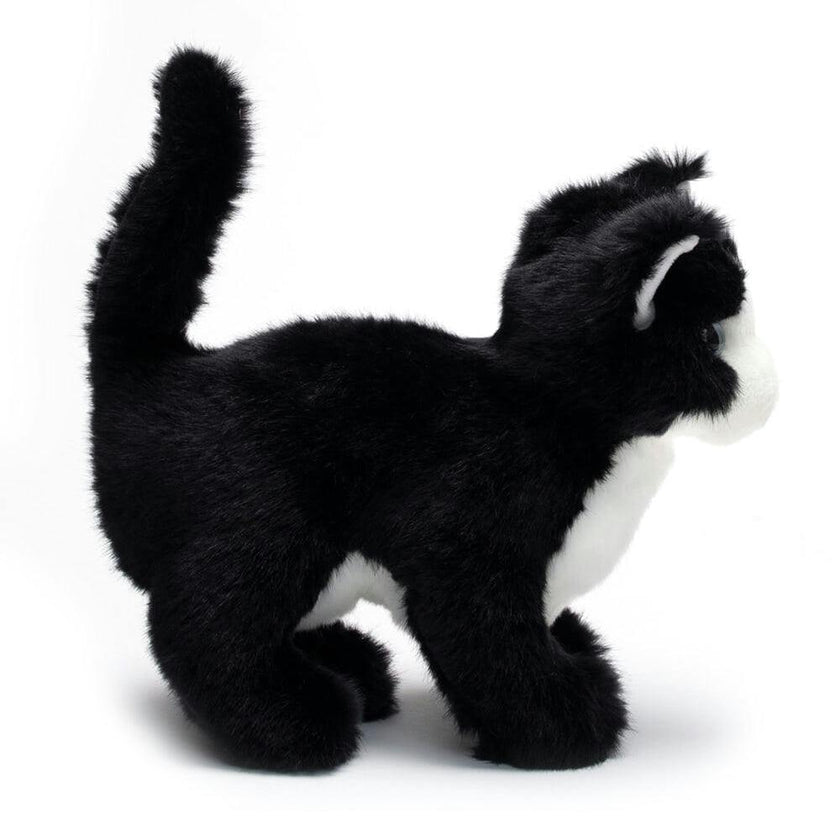 LA PELUCHERIE My Cat Gustave - Small 26cm - Black/White